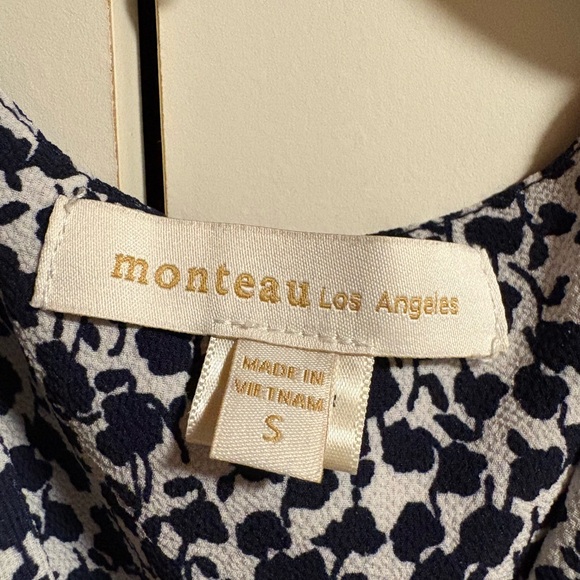 Floral Wrap Shirt in Black and White - Picture 3 of 6